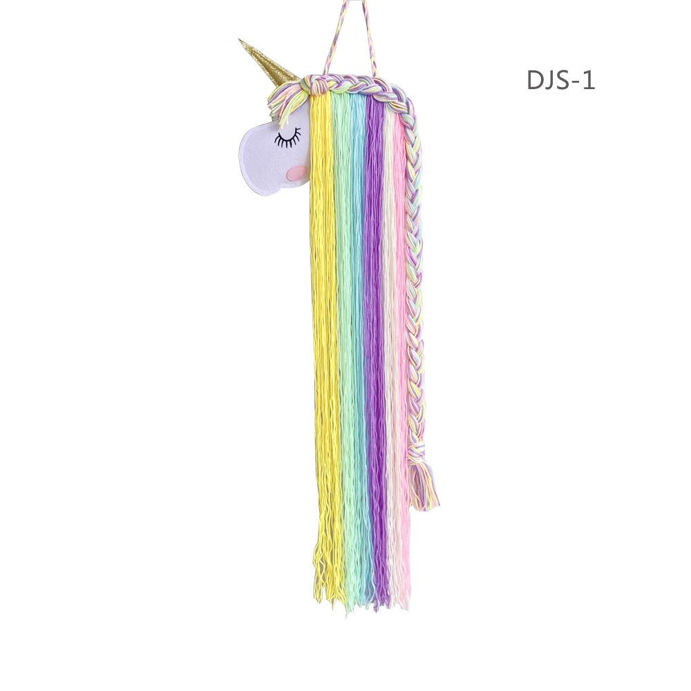Unicorn Hair Accessories Hanging Decoration Organizer Hairpin Hair Clip Holder Storage Decor Hanger Strip Girl Home