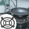 Cast Iron Wok for Gas Cooker Stovetop Stand, Milk Pot Holder Small Saucepan
