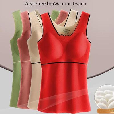 Pro-Oxygen 20 Women's Thermal Vest - German Velvet, Seamless, Chest Pads, Plus Velvet Thickness for Autumn/Winter