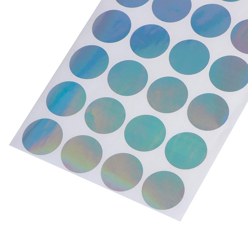 100 sztuk 2 cm Naklejki Laserowe Puste Okrągły Kształt Puste Anty-Demontażowe Etykieta Holograficzna Bezpieczeństwa Naklejka Uszczelniająca Taśma Uszczelniająca