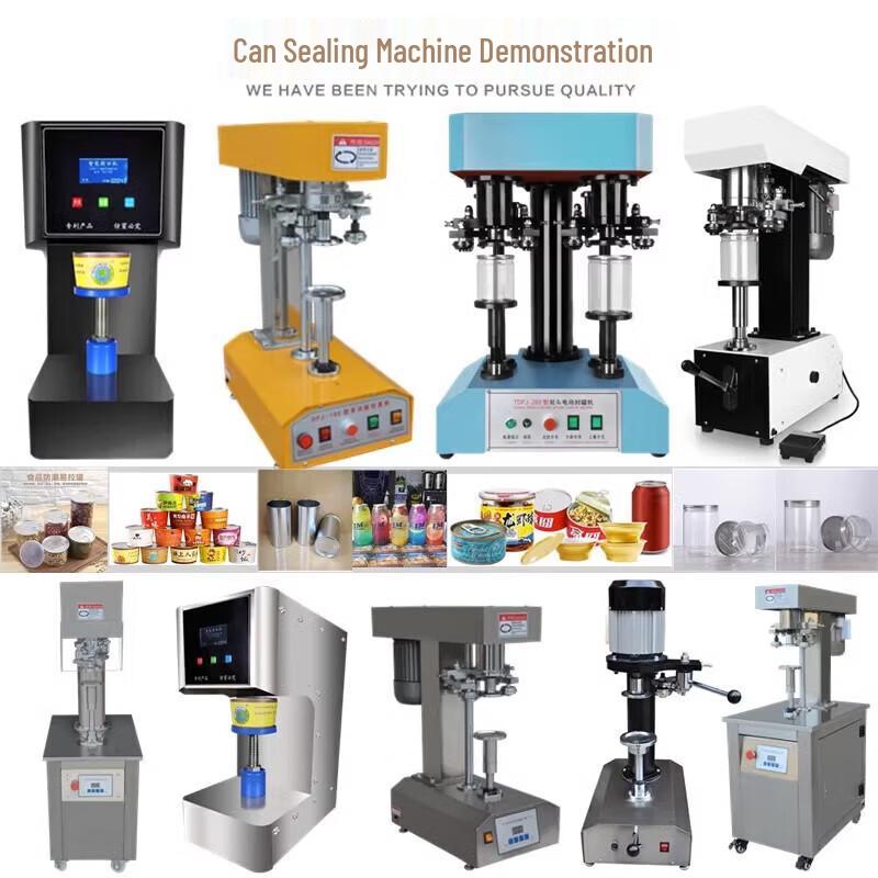 Xijiaer Semi-Automatic Tabletop Can Sealing Machine CN plug (adapter included)