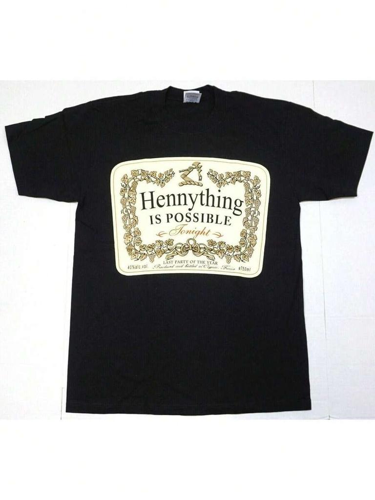 Unisex Hennything Is Possible Unisex Schwarzes T-Shirt
