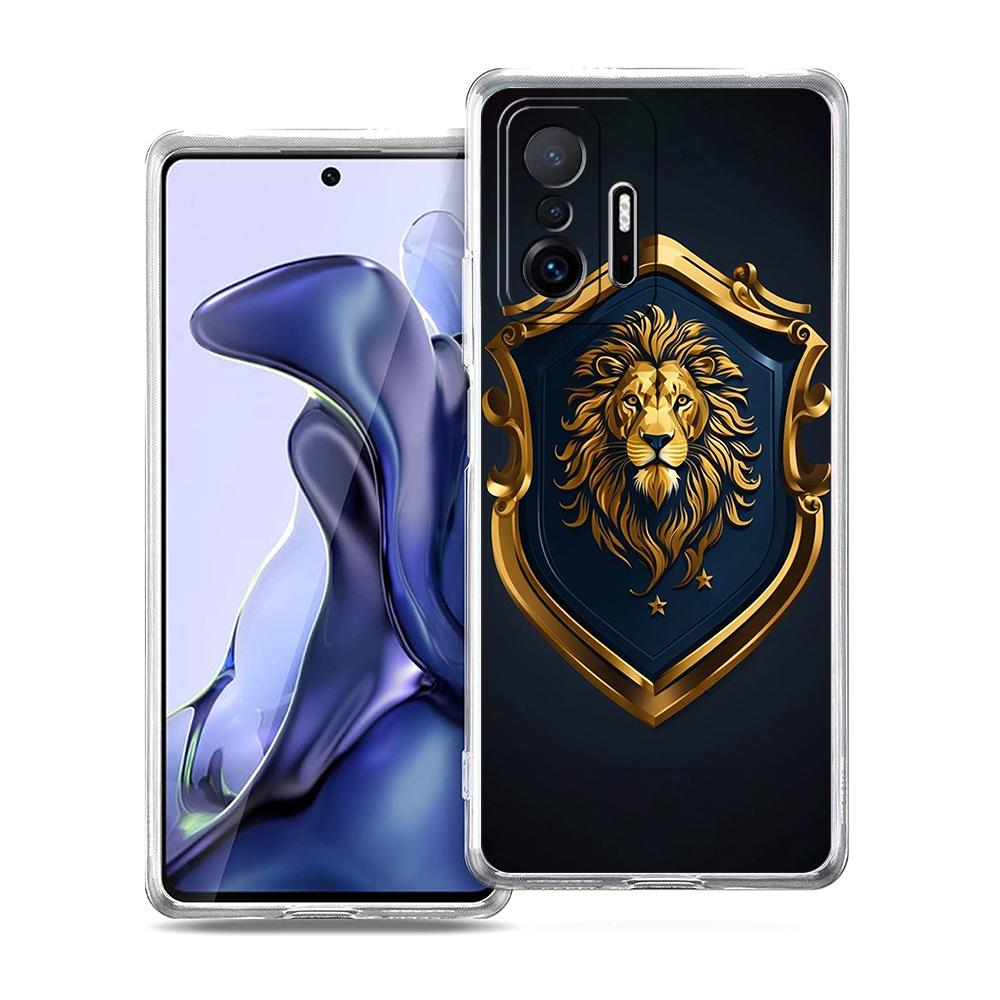 

Transparent Phone Case for Xiaomi Mi 14 13 12 11 Ultra 13T 12T 11T Poco X3 NFC F3 F6 Pro Lite 5G Soft TPU Shell Lion Pattern Bag Xiaomi 13