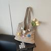 Lazy wind knitted bag women's new popular tote bag large capacity shoulder bag tote bag