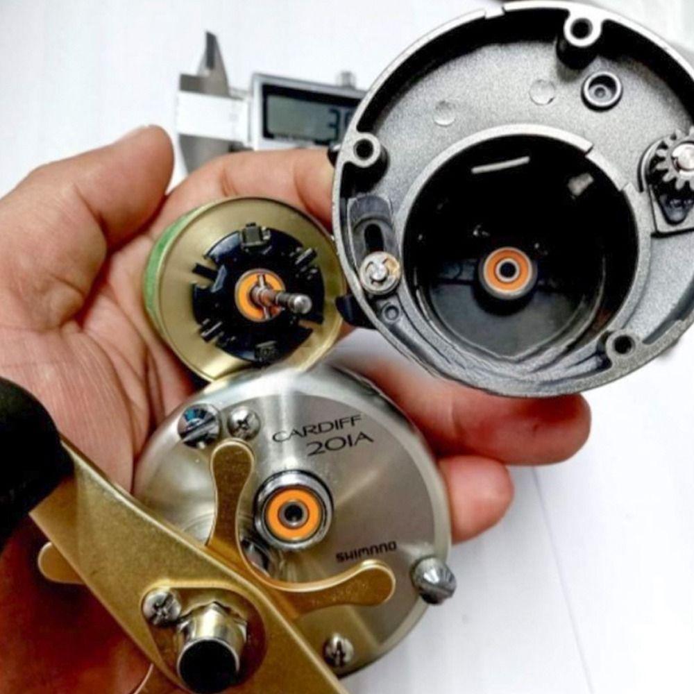 1 ks Nerezové oceli Smíšené keramické kuličkové ložisko SMR115 modifikované ložisko rybářské plavidlo Ložisko cívky rybářského navijáku Ložisko rotoru spinningového navijáku