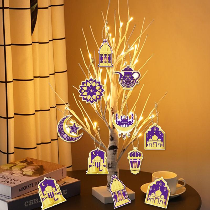 Eid Mubarak Decor Hanging Tag Ramadan Decoration Ramadan Kareem Eid Al Adha Islamic Muslim Party Decor