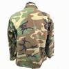 80er Jahre Vintage US Army BDU Jacke Herren M Woodland Camouflage Verstellbare Passform Knöpfe Militär(GEBRAUCHT)