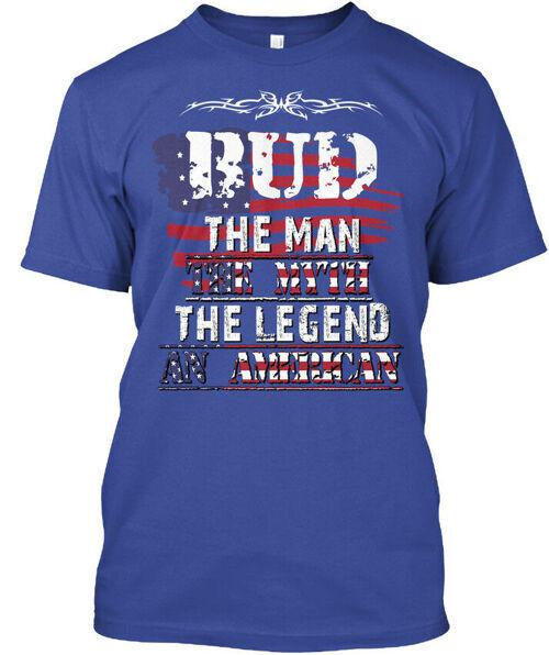 

Bud-man-myth-l wbr/ egend-an American T-Shirt Made in the USA Size S to 5XL Unisex T-Shirt XXXL