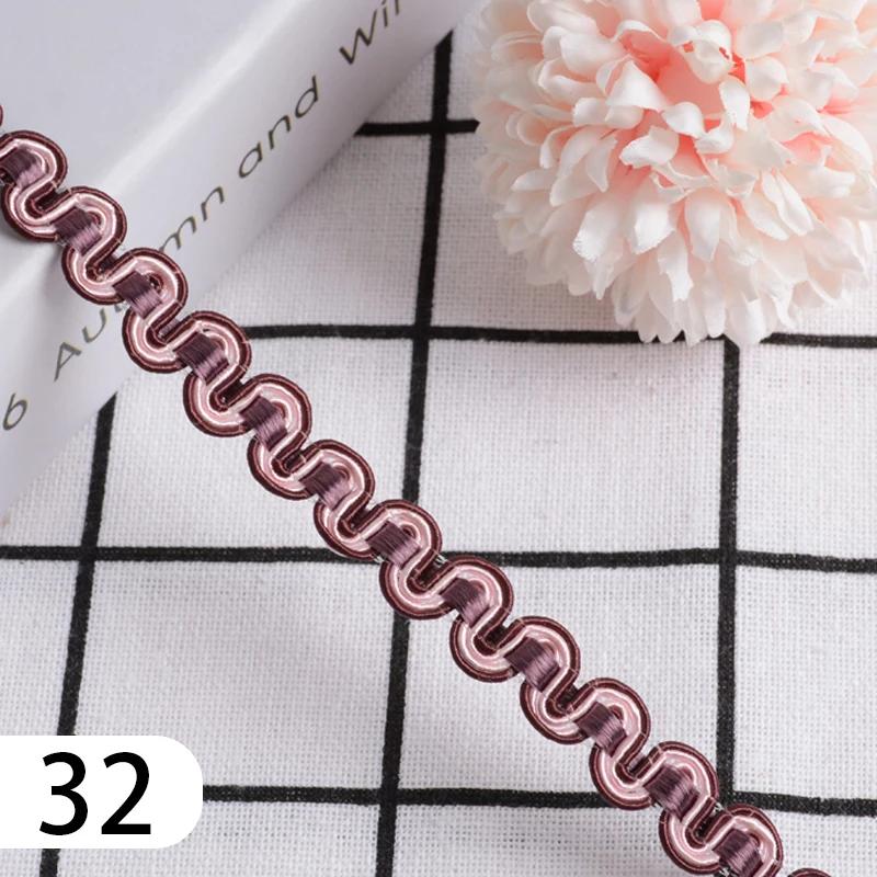 15 Meter Curtain Fringe Lace Edge 1.2cm Width Tassel Lace Trim Ribbon For Sewing Sofa Pillow Home Upholstery DIY Accessories