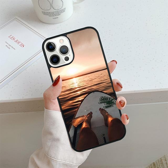 Summer beach surfboard surfing Phone Case For iPhone 17 Air 14 15 16 16e 13 12 Max Cover For iPhone 17 Air 14 11 Pro Max Plus