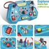 LED Light Switch Busy Board Toddler Montessori Early Education Learning Toy Logical Thinking Training Game Board Children Gifts