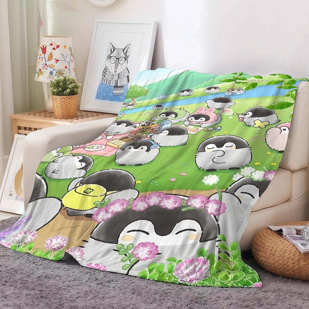 Cute K-Koupen Chan Cartoon Blanket Warm Soft Suitable For Bedroom Sofa Bed Living Room Office Travel Camping Gifts