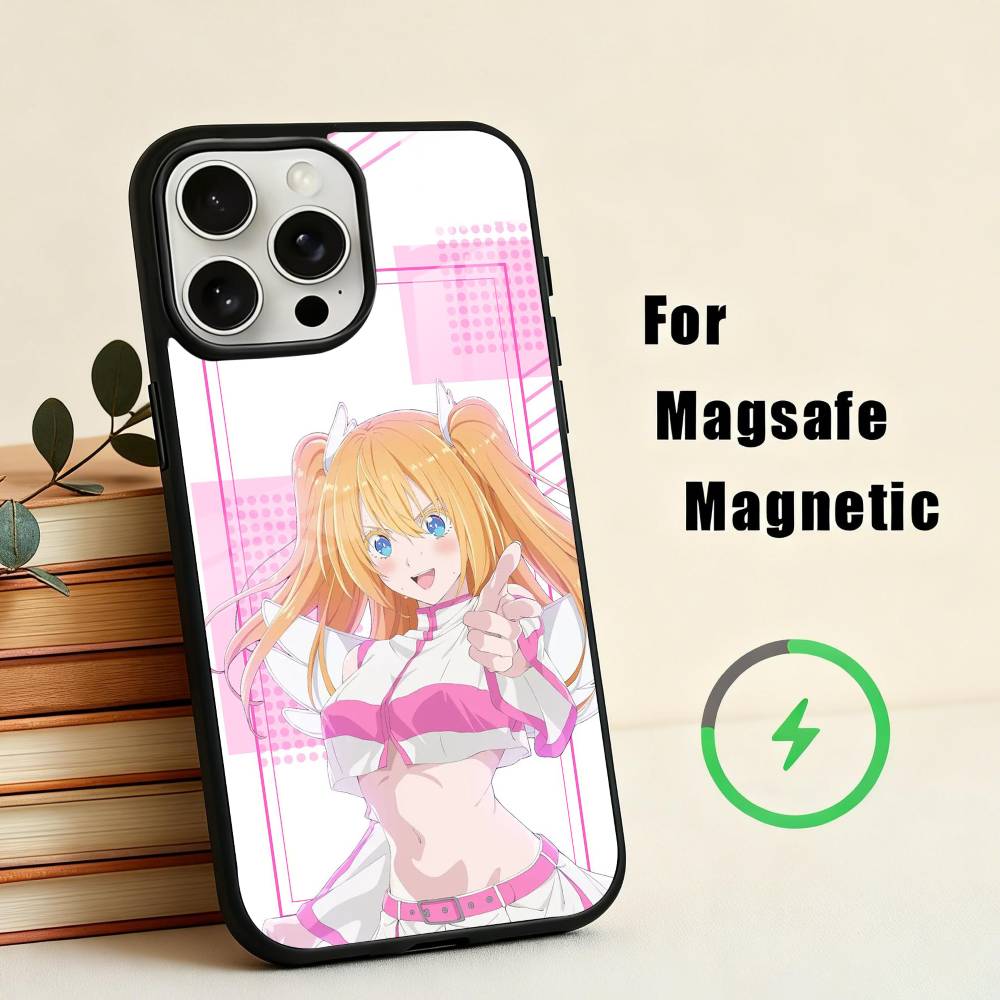 2.5Dimensional seduction AmanoRirisaPhoneCase For iPhone17,16,15,14,13,12,11 Plus,Pro Max Magnetic For Magsafe Wireless Charging