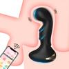 Mužský Thrusting Prostate Massager Bluetooth APP Vibrátor pro muže Gay anální zástrčka Bezdrátový dálkový anální zástrčka Sexuální hračka pro páry