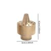 Brass Fountain Nozzle Rust Resistance Easy Installation Universal Fit Sprinkler
