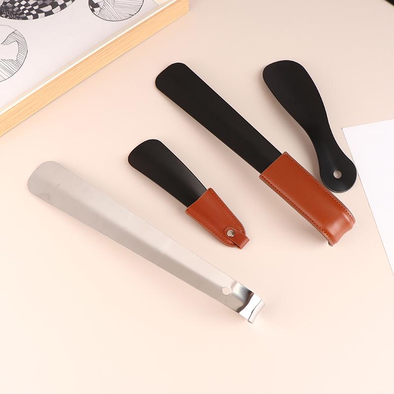 16-52Cm Metal Shoe Horn Professional Long Handle Shoe Spoon Shoe Lifter Flexible Sturdy Slip Shoe Accessories Home Tools