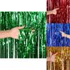 4 Bright Meter Shiny Rain Curtain For Captivating Party Decor And Displays Holiday