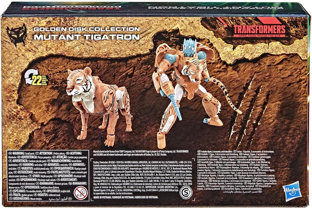 Transformers Generations 2022 War for Kingdom Golden Disc Collection Chapter 3 Voyager Class Mutant Tigatron TRANSFORMERS GENERATIONS WAR FOR
