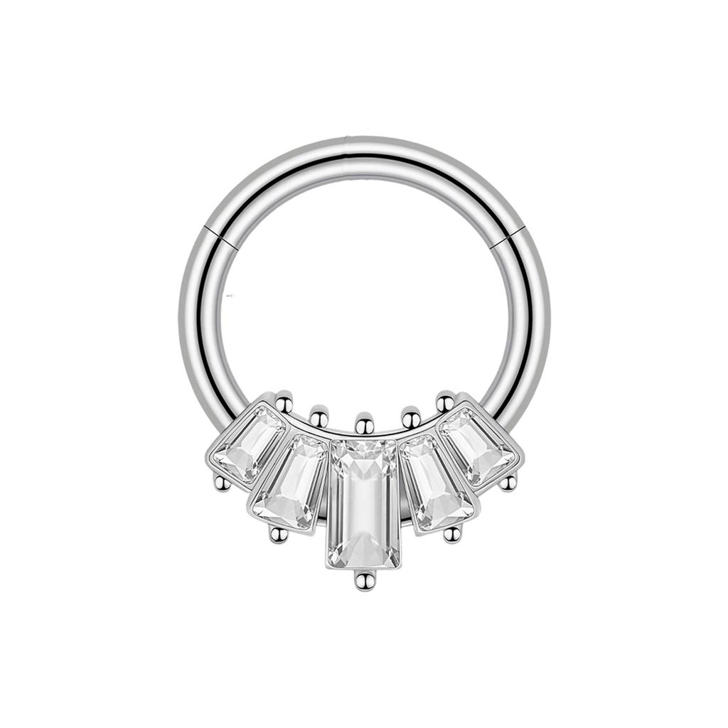 Multifunctional Nose Ring Seamless Design Comfortable Wear Body Piercing Jewelry Stainless Steel Fashion Accessories