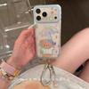 Ins Korean Laser Raindrop Bear Is Suitable for iPhone17promax Apple 16pro Mobile Phone Case 15promax