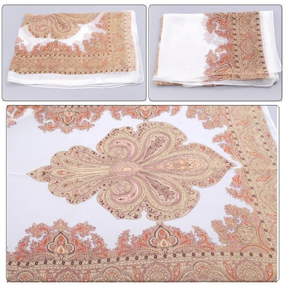 160*50cm Long Wrap Shawl Sunscreen Beach Gauze Scarf Elegant Chiffon Scarf for Women