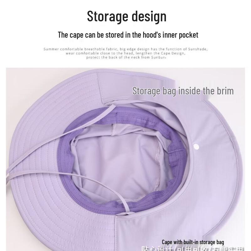 Unisex Quick-Dry Wide-Brim Fisherman Sun Hat