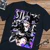Anime Silver Wolf Honkai Star Rail T Shirt Size S - 5Xl Black Size S - 5XL