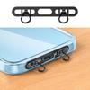 Not  Loss Double Hook Phone Lanyard Side Mount Pad Metal Lanyard Clip  with Two Rings Corrosion Resistant Clip for Phone
