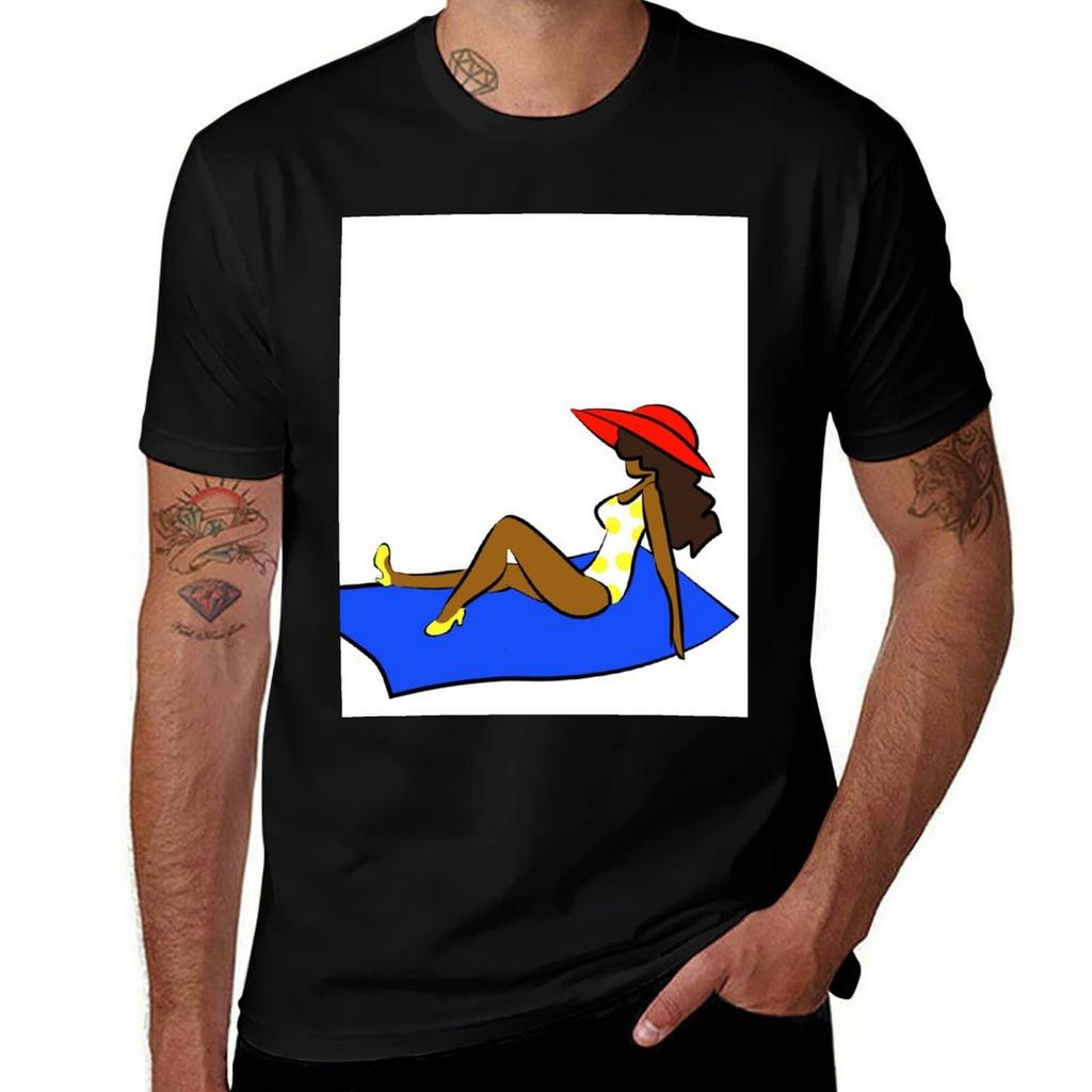 Beach Beauty TShirt Sporty Breathable Short Sleeve TShirt