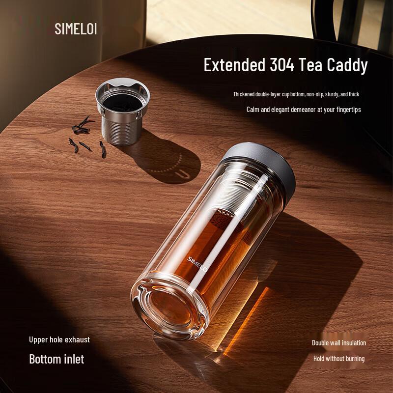 SIMELO Kyoto Double-Layer Glass Mug