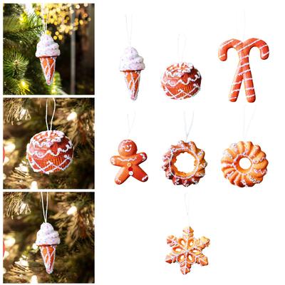 Christmas Tree Ornament Creative Cute Xmas Pendant Christmas Decoration Sweet for Birthday Festivals Holidays Home Themed Party
