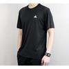 adidas T Shirts Men's Black Crew Neck Moderate Straight Fit AZ4076