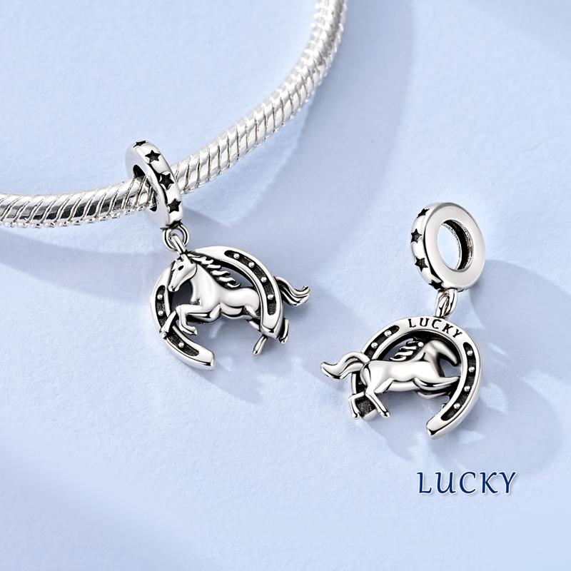 925 Silver Charms Beads Passport Dog Shoes Dangle Fit Bracelet Women Jewelry Gift DIY