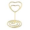 25PCS Sturdy Metal Table Number Stands Heart Shaped Name Card Clips  Valentine's Day Decor