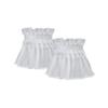 1Pair Sheer Detachable Cuffs Mesh Fake Flared Sleeves Tulle False Cuffs For Women Performance Runway Show Dress Accessories