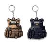 Polizei Geschenk Schlüsselanhänger Acryl Rucksack Dekoration Kreativer Anhänger Schlüsselring Zubehör
