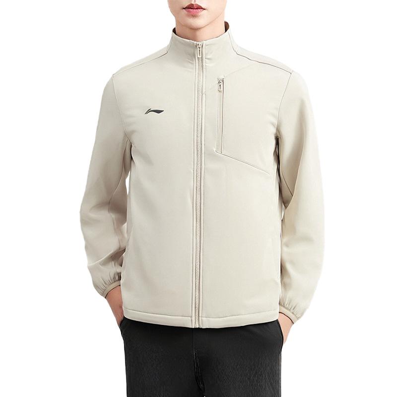 Li Ning Casual Sports Fitness Warm Zip Jacket Unisex jackets AJDU032-1