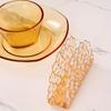 Freestanding Golden Crystal Paper Towel Rack Modern Oval Tissue Stand for Living Room or Bathroom Napkin Dispenser