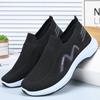 Shoes Men's Autumn New Men's Casual Shoes Breathable and Lightweight Sports Shoes One Pedal Middle-aged and Elderly Walking Shoes