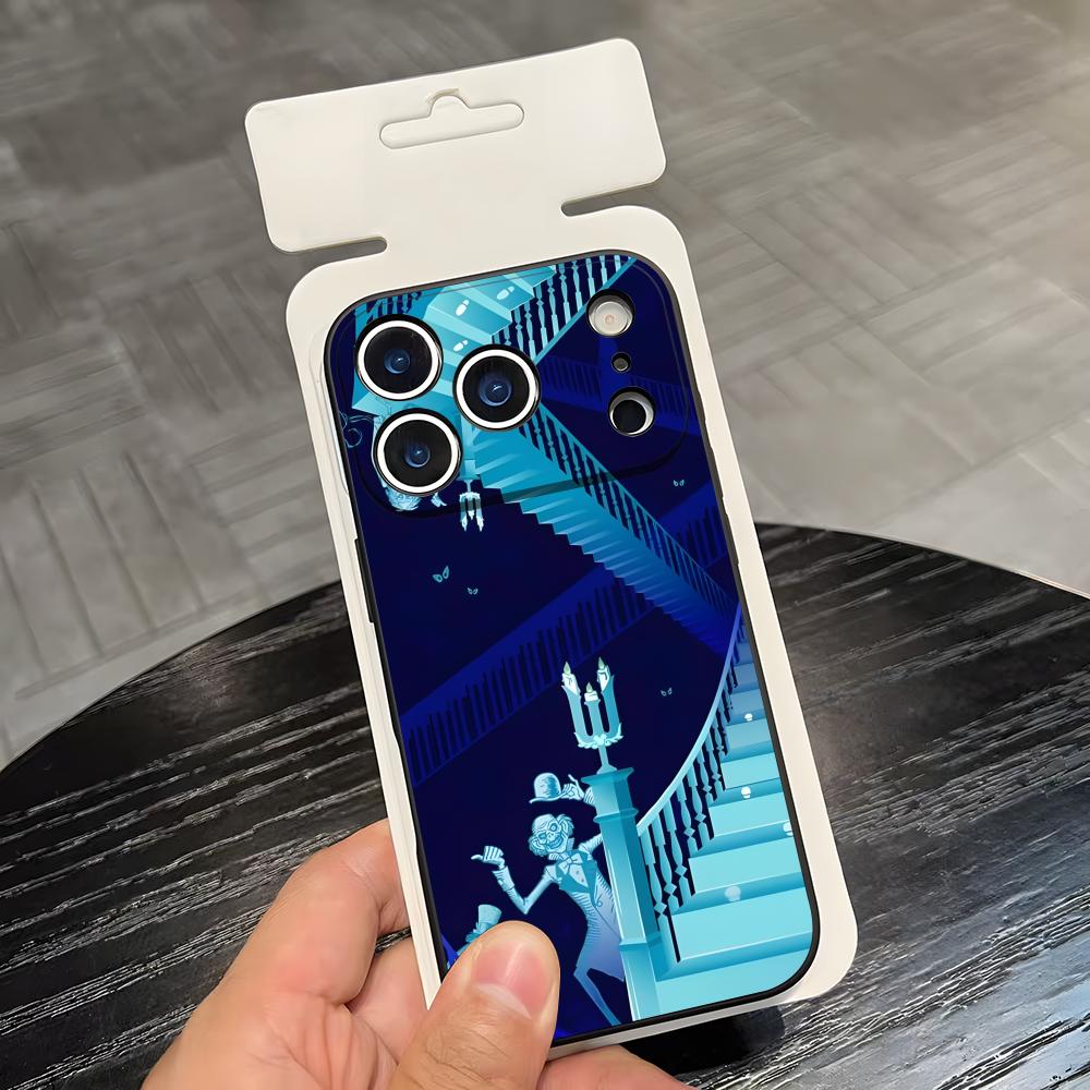 

H-Haunted Mansion Phone Case For IPhone 17 Air 16 E Pro Max 15 14 13 Mini 12 Pro 11 Max Plus Black Soft Shell iPhone 13ProMax