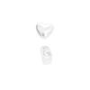 100 τμχ 5mm Mini Love Heart Spacer Loose Beads για κοσμήματα DIY