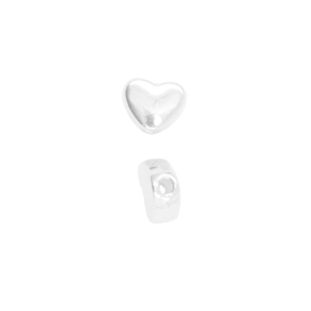 100 τμχ 5mm Mini Love Heart Spacer Loose Beads για κοσμήματα DIY