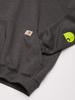 Carhartt Signature Sleeve Logo Midweight Hooded Sweatshirt Carbon Men's B&T K288, Heather, 2X-Large