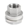 Weldless Bulkhead,1/2" NPT Compact Bulkhead Fitting for Mash Tun Brew Kettle,With Strong Food Grade Gaskets