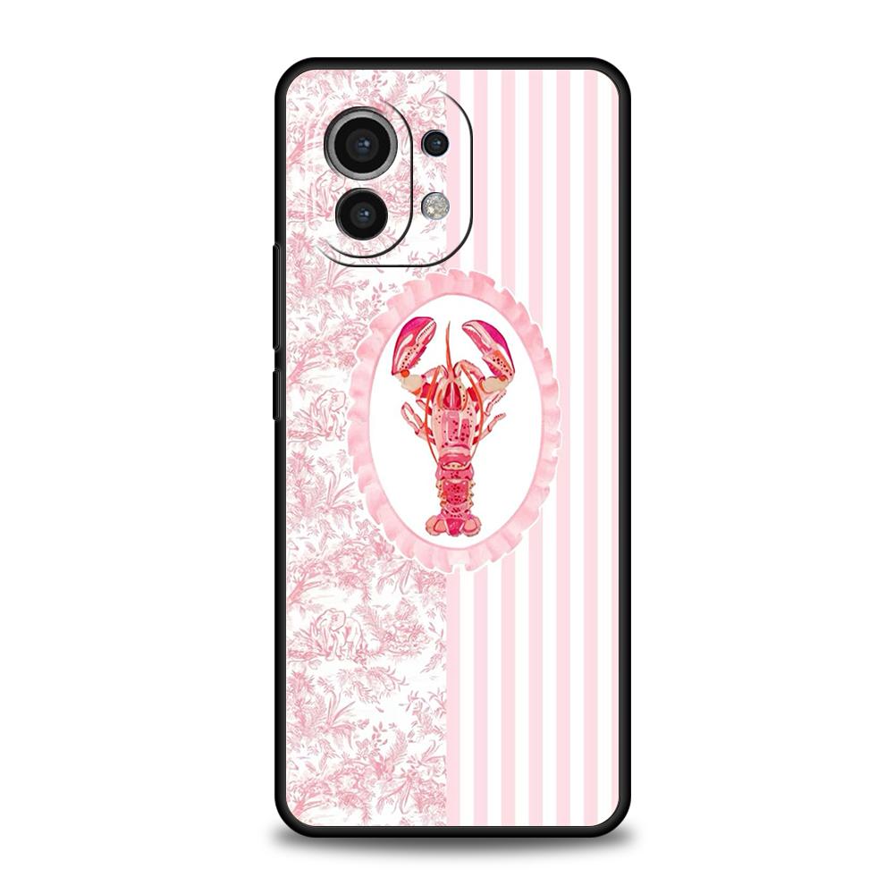 

Phone Case Cover for Xiaomi Mi 17 Pro Max 15 14 13 12 11 Ultra 15T 14T 13T 12T Pro Lite Soft TPU Marine Life, Crabs, Lobsters Xiaomi 14