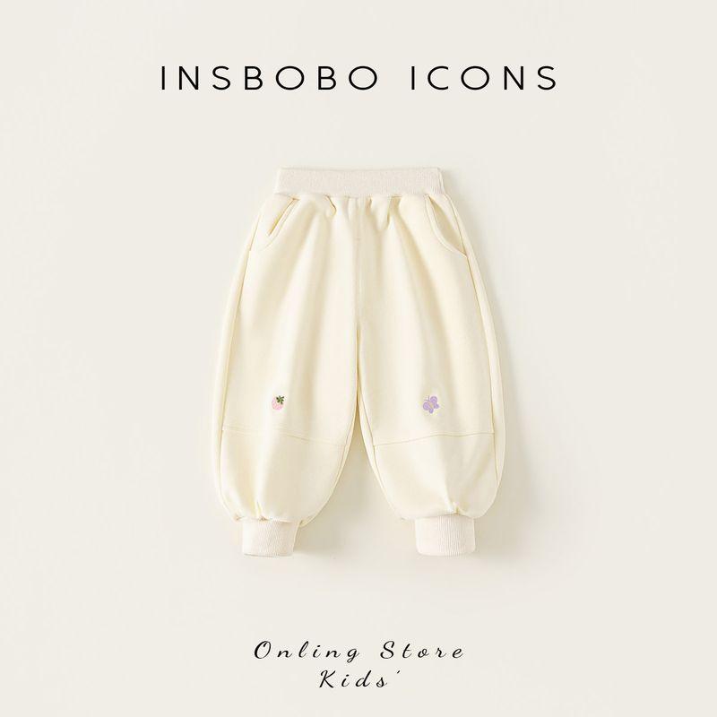Insbobo Girl Pants Autumn Baby Girl Ankle Banded Pants 2025 New Arrival Baby Sweatpants Kids Spring and Autumn Children s Clothing Tide