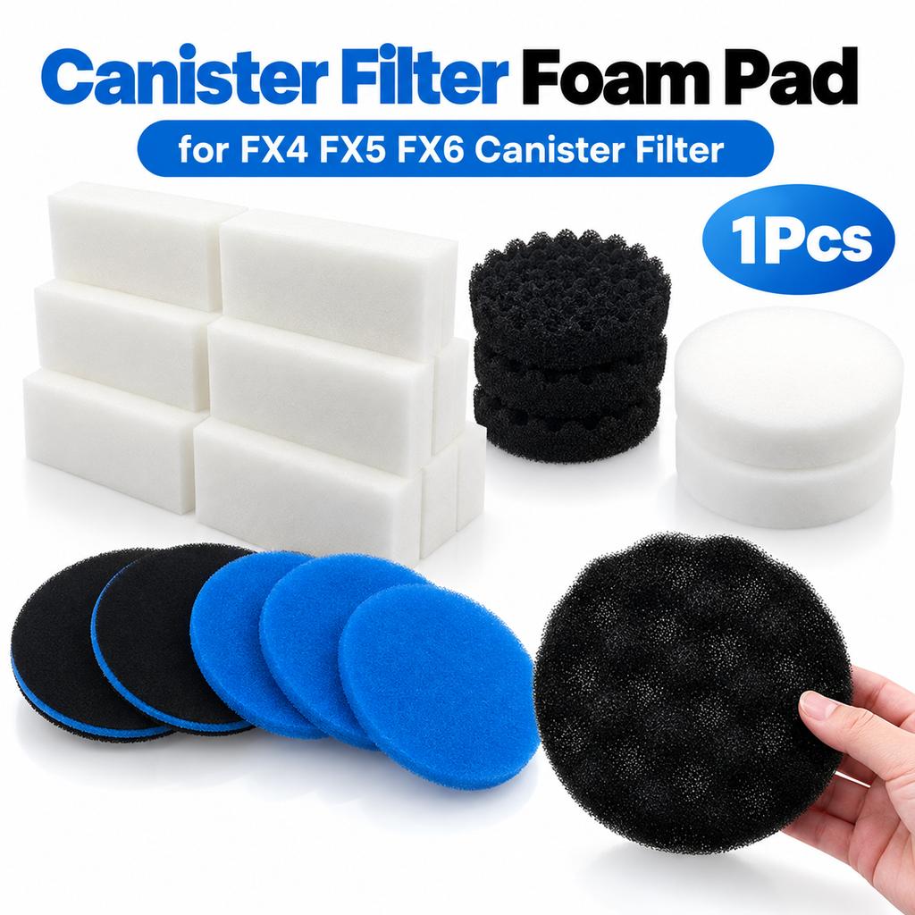 1Pcs High Density Bio Sponge Canister Filter Pad for Freshwater Saltwater Aquarium