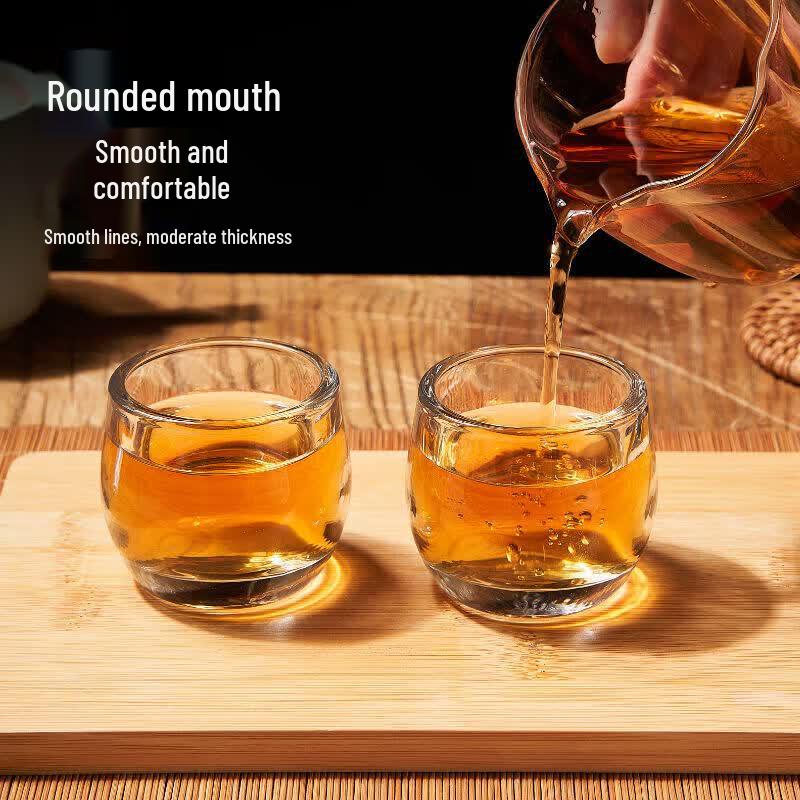 Zhi Cheng Jia Mei High-End Glass Kung Fu Tea Cup