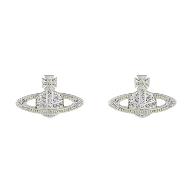 

Vivienne Westwood Exquisite Fashion Design Earrings Women earrings Silver Violet 62020033J26S177 Basic Packaging-Dust Bag+Box