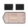 Faux Leather Velvet Jewelry Storage Roll Bag Travel Folding Portable Jewelry Bag Stud Earrings Jewelry Storage Bag